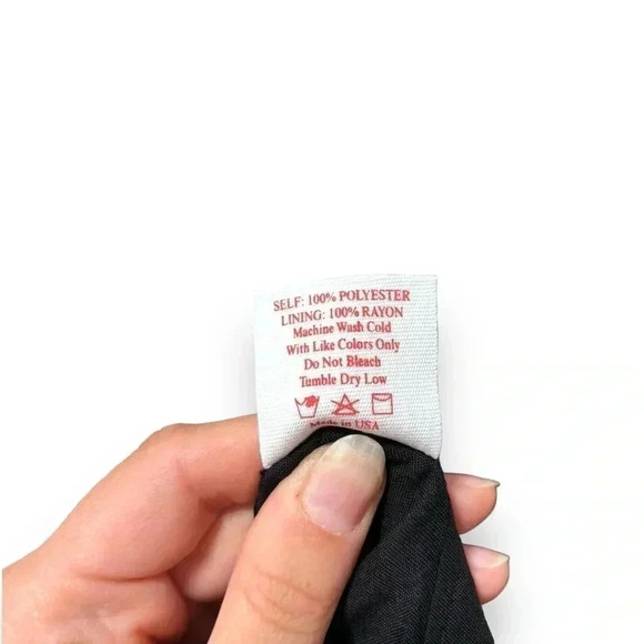 NWT Lisa Says Gah Gwen Black Crinkle Puff Sleeve Open Back Midi Dress Size 3X - Picture 14 of 14